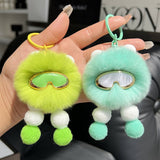 CUTE PLUSH ROBOT CAR KEYCHAIN BAG PENDANT GIFT_CWMM2553