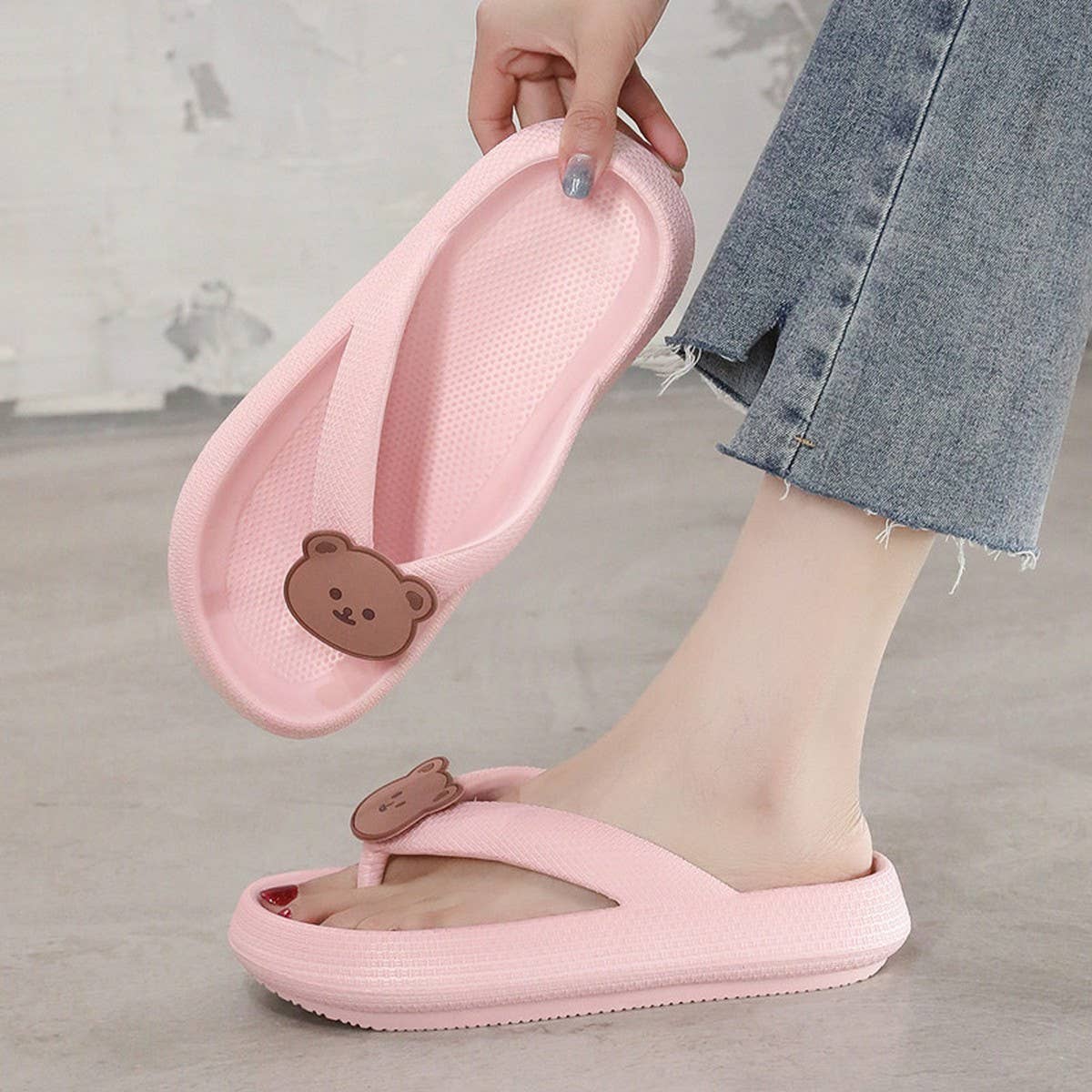 NON SLIP SANDALS WITH A POOP FEEL_CWSHS0748