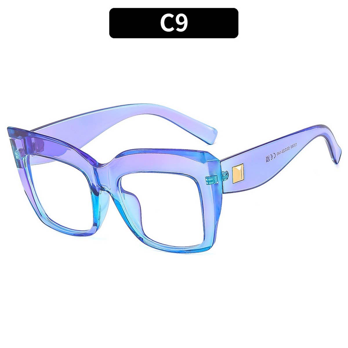 FASHIONABLE LARGE FRAME ANTI BLUE LIGHT GLASSES_CWASG0371