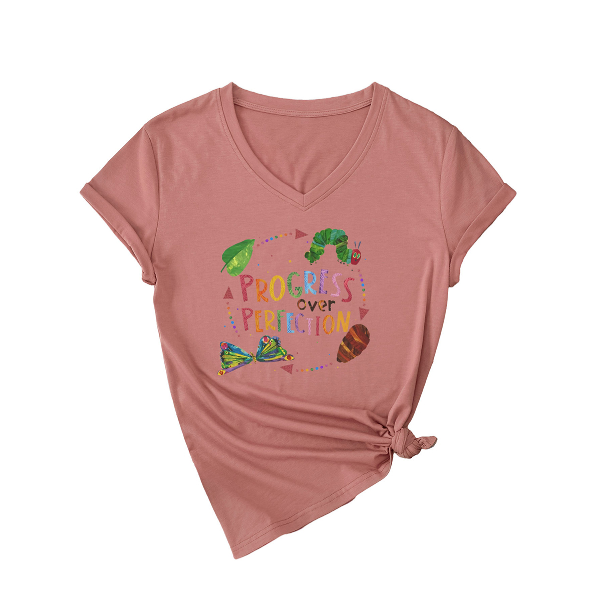 SLIM FIT WOMEN S TEE PROGRESS OVER PERFECTION _CWTTSL0501