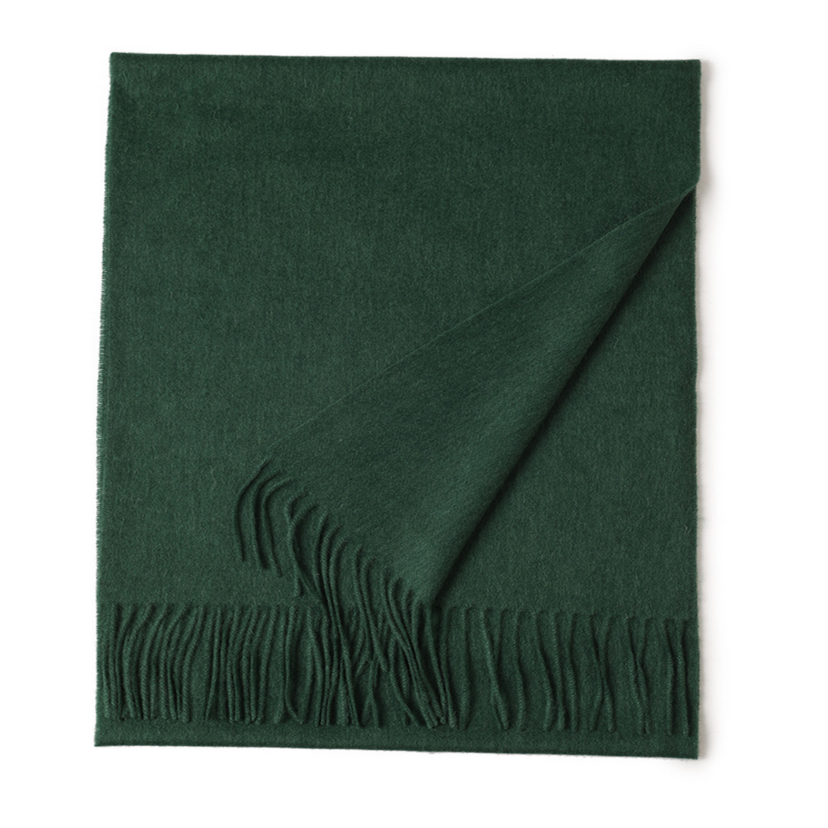 Unisex Wool Scarf Soft Solid Color With Tassels_Cwasc2707