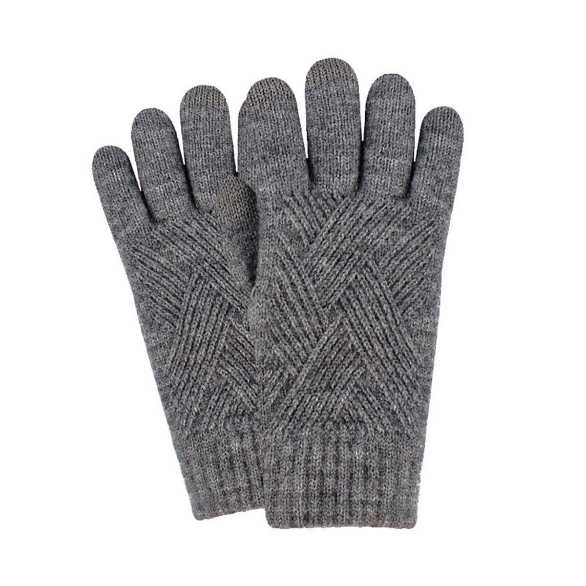 Winter Women'S Touch Screen Knitted Gloves_Cwag0375