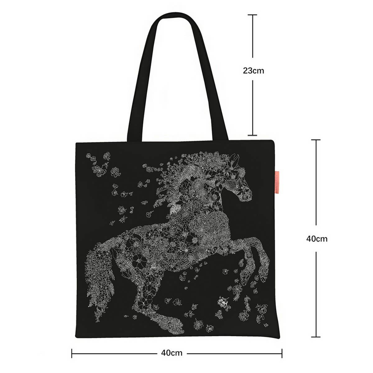 STUDENT CANVAS TOTE BAG SPACIOUS DESIGN_CWAB5138