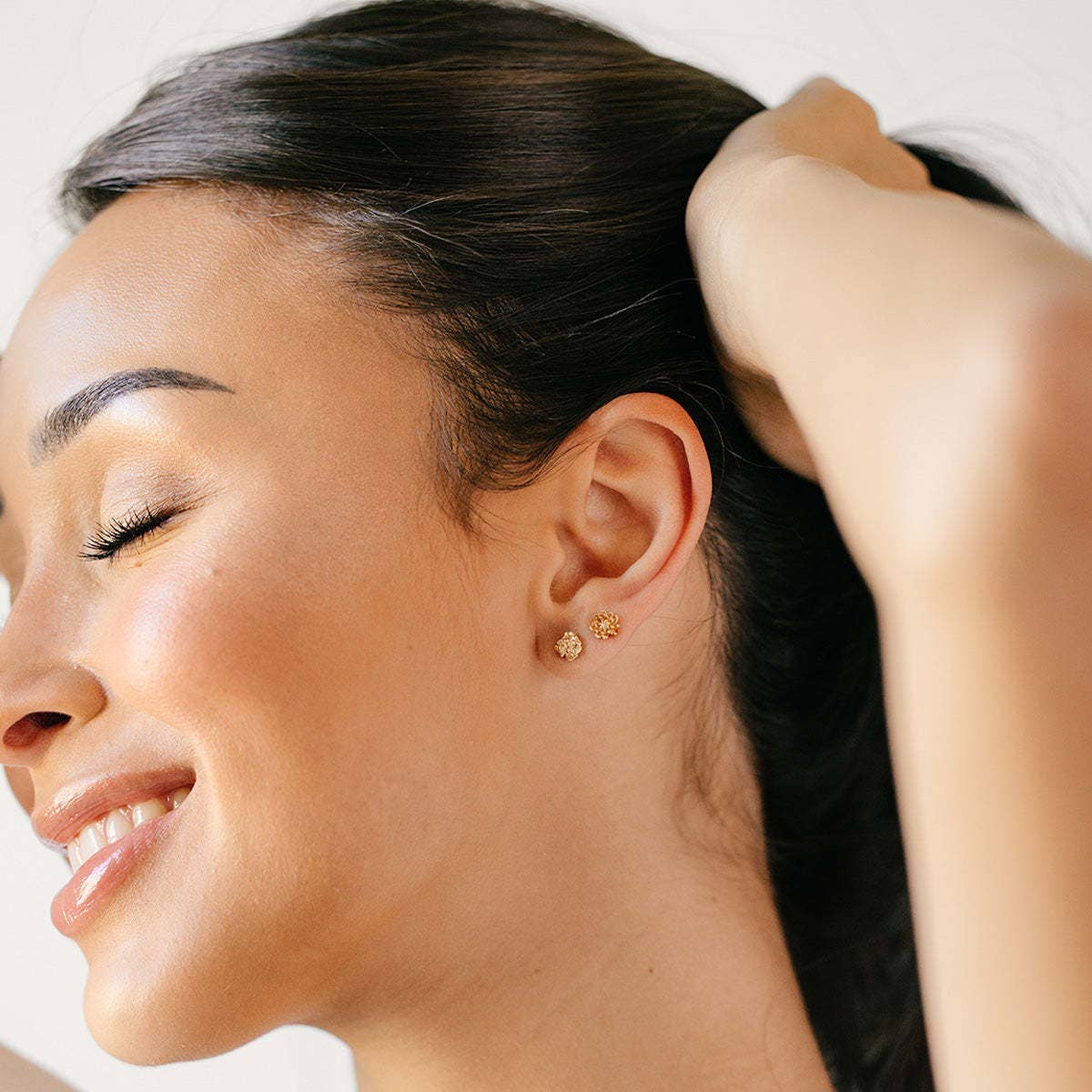 ARTISTIC RETRO CREATIVE DECEMBER FLOWER EARRINGS_CWMM5507