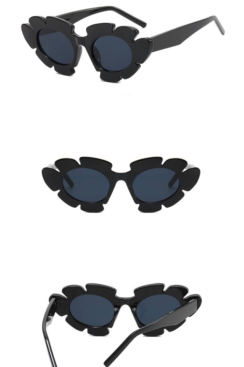 SUNFLOWER SHAPED SUNGLASSES_CWASG0131