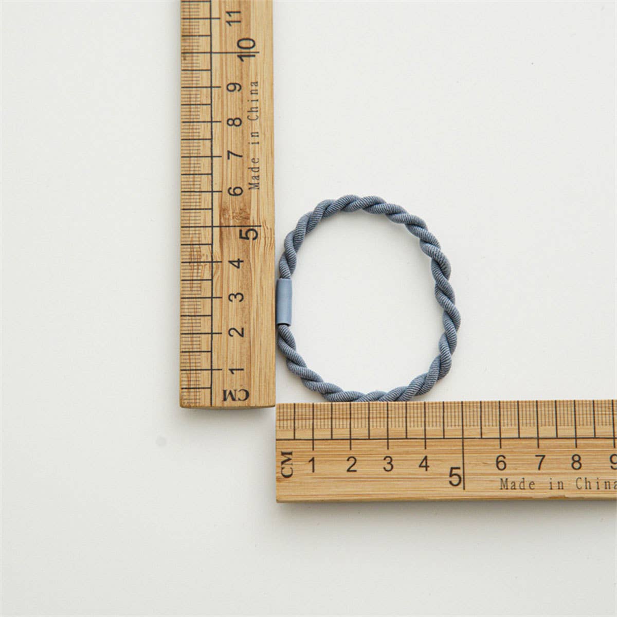 10PCS BRAIDED CORD SUPER STRETCHY ELASTIC HAIR TIE_CWAHA0331