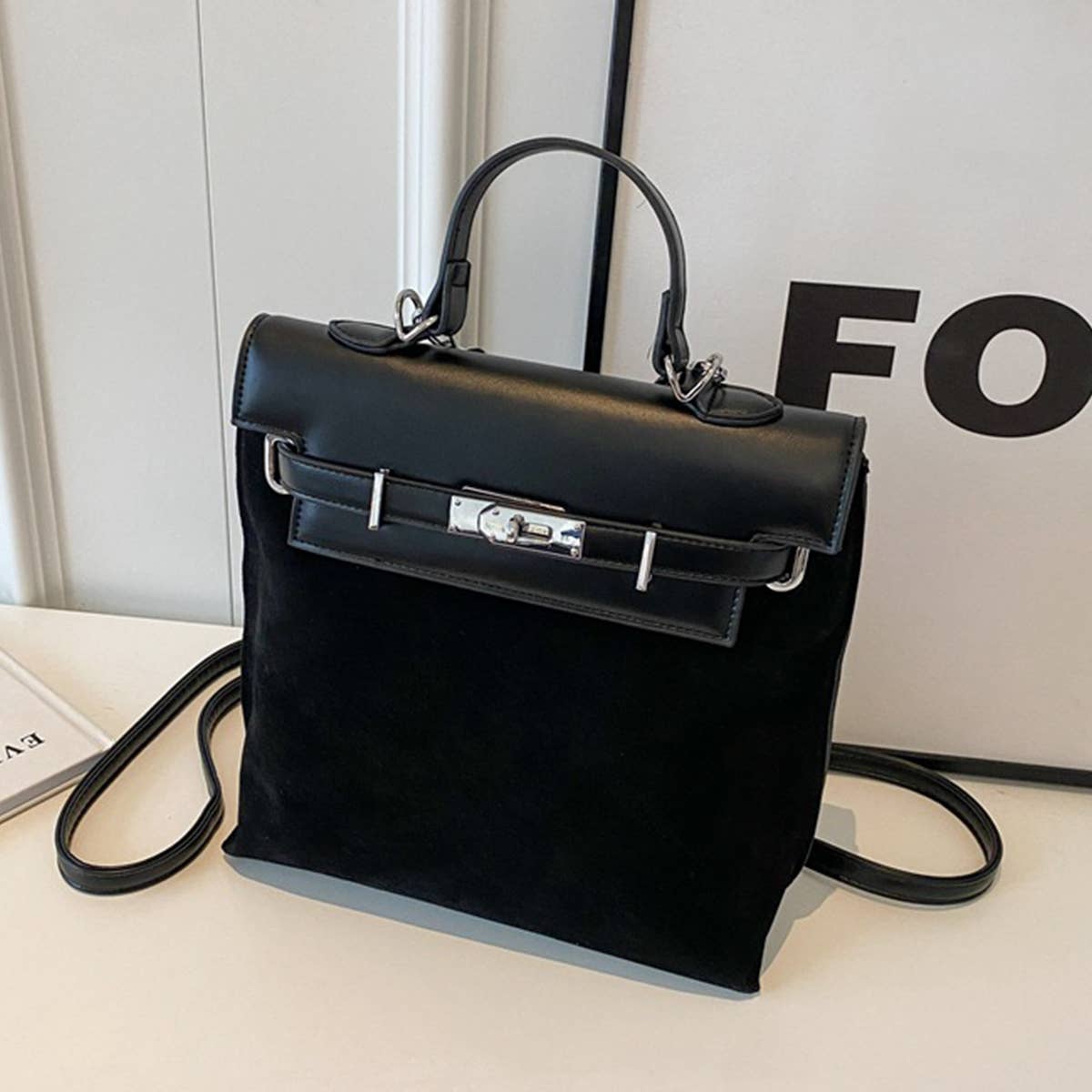 Vintage Casual Pu Leather Backpack For Womens_Cwab1789