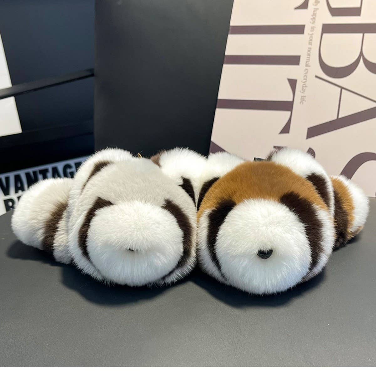 CUTE RACCOON CAR KEYCHAIN BAG PENDANT DOLL_CWMM2476