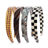 ACETATE HAIR ACCESSORIES WIDE HEADBAND_CWAHA4359