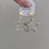 LIGHT LUXURY STAR PENDANT EARRINGS_CWAJE2018