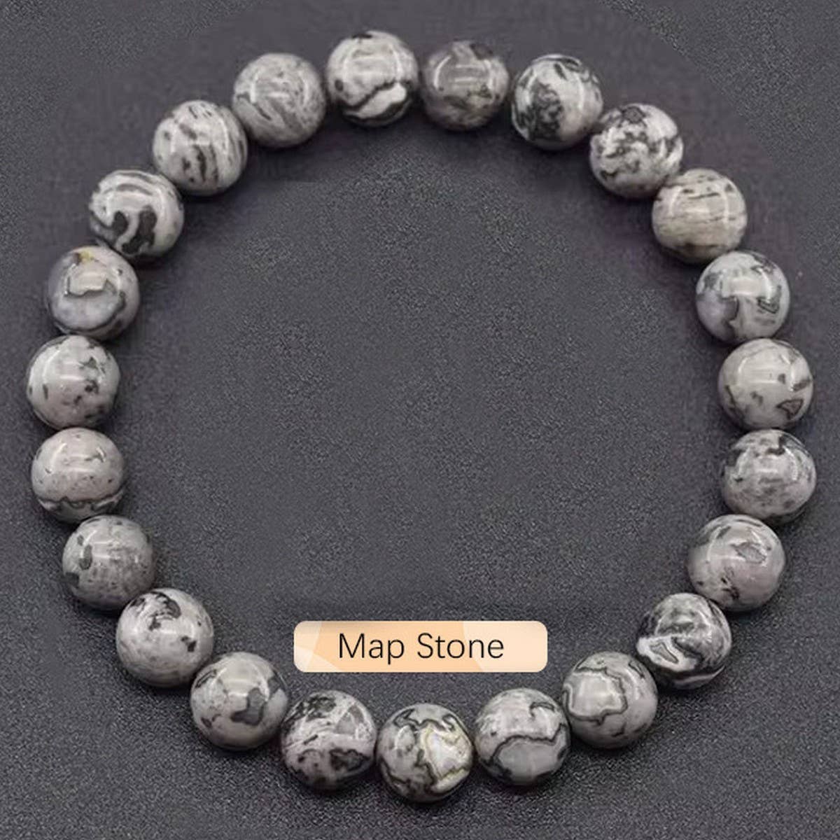 Crystal Natural Stone Beaded Bracelet Unisex_Cwmm11267