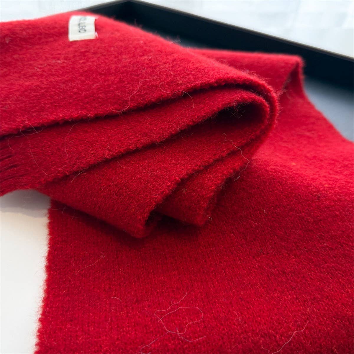 Solid Knit Scarf Soft Warm Winter Shawl_Cwasc03456