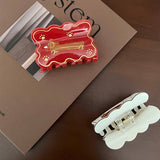 DACHSHUND ACETATE HAIR CLAW CUTE CLIP_CWAHA6028