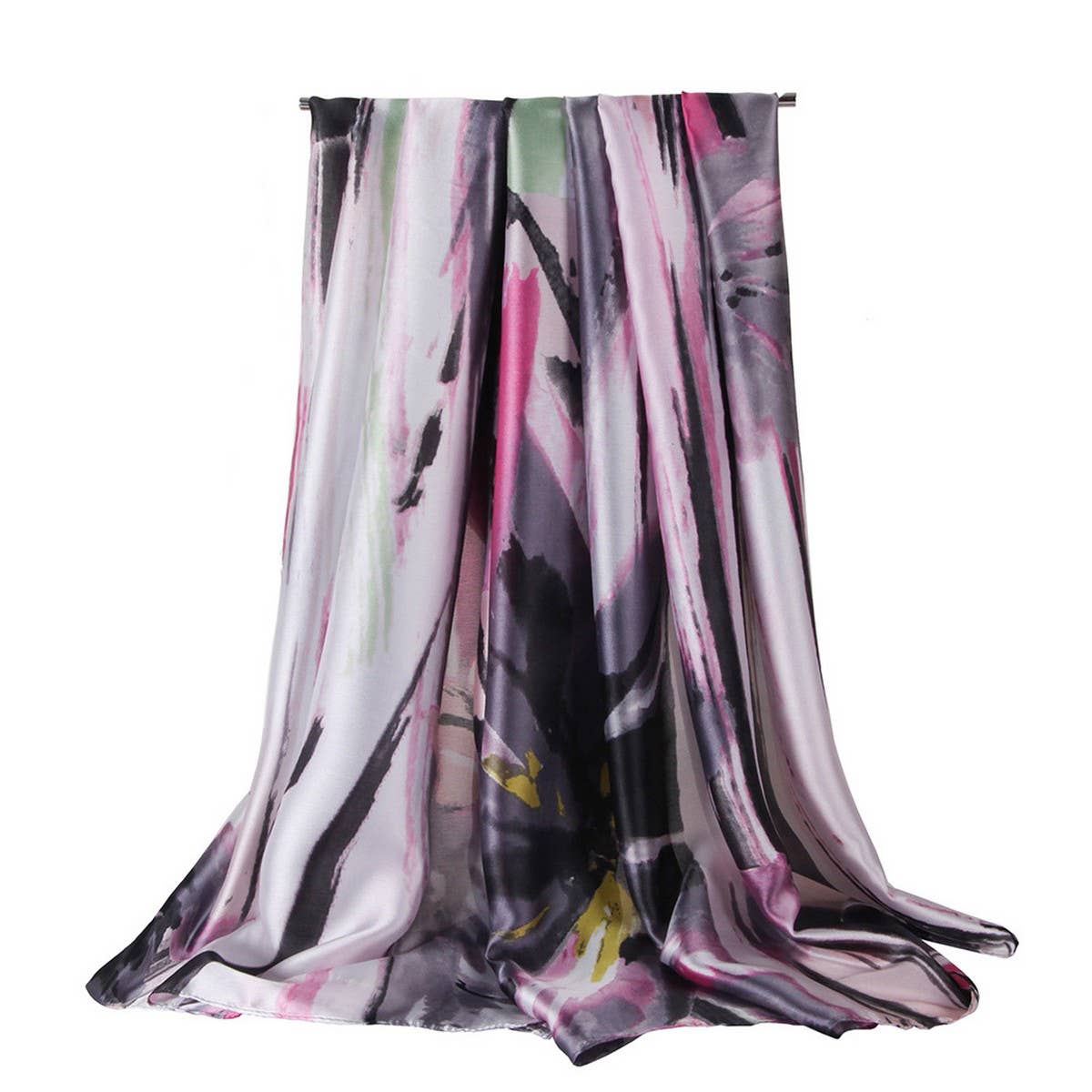 LILY PRINT SILK SCARF GRAFFITI STYLE FOR WOMEN_CWASC0674