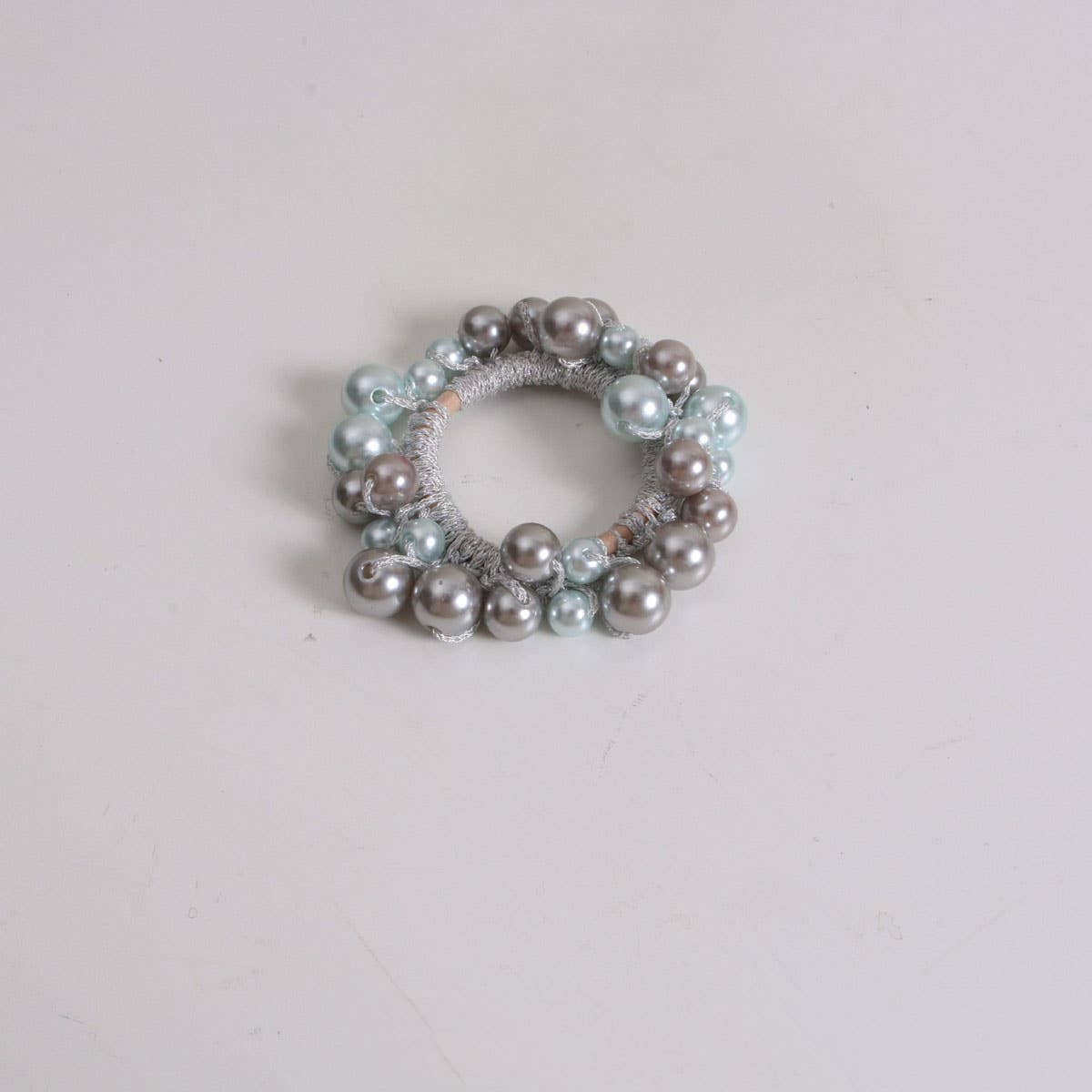 PEARL HAIR TIE BOHO BUN HOLDER FOR WOMEN_CWAHA6762