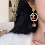 FASHIONABLE CARTOON BEAR FOREST EARRINGS_CWAJE1642