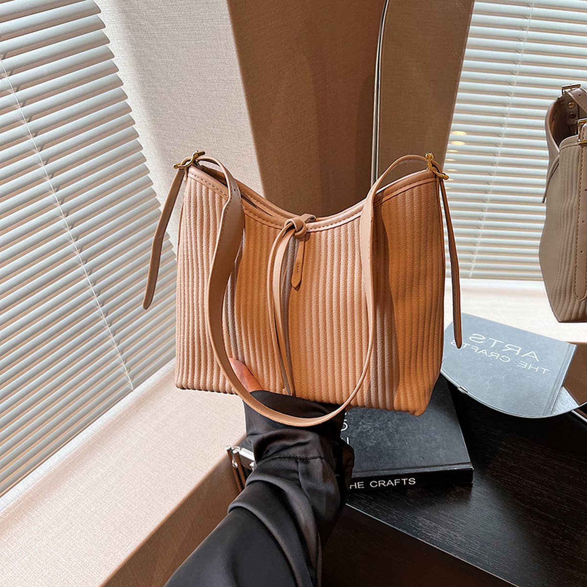 Women Large Capacity Tote Bag Shoulder Bag_Cwab1566