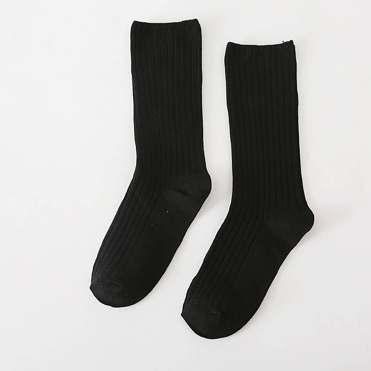AUTUMN AND WINTER RETRO MID CALF SOCKS_CWMS0986