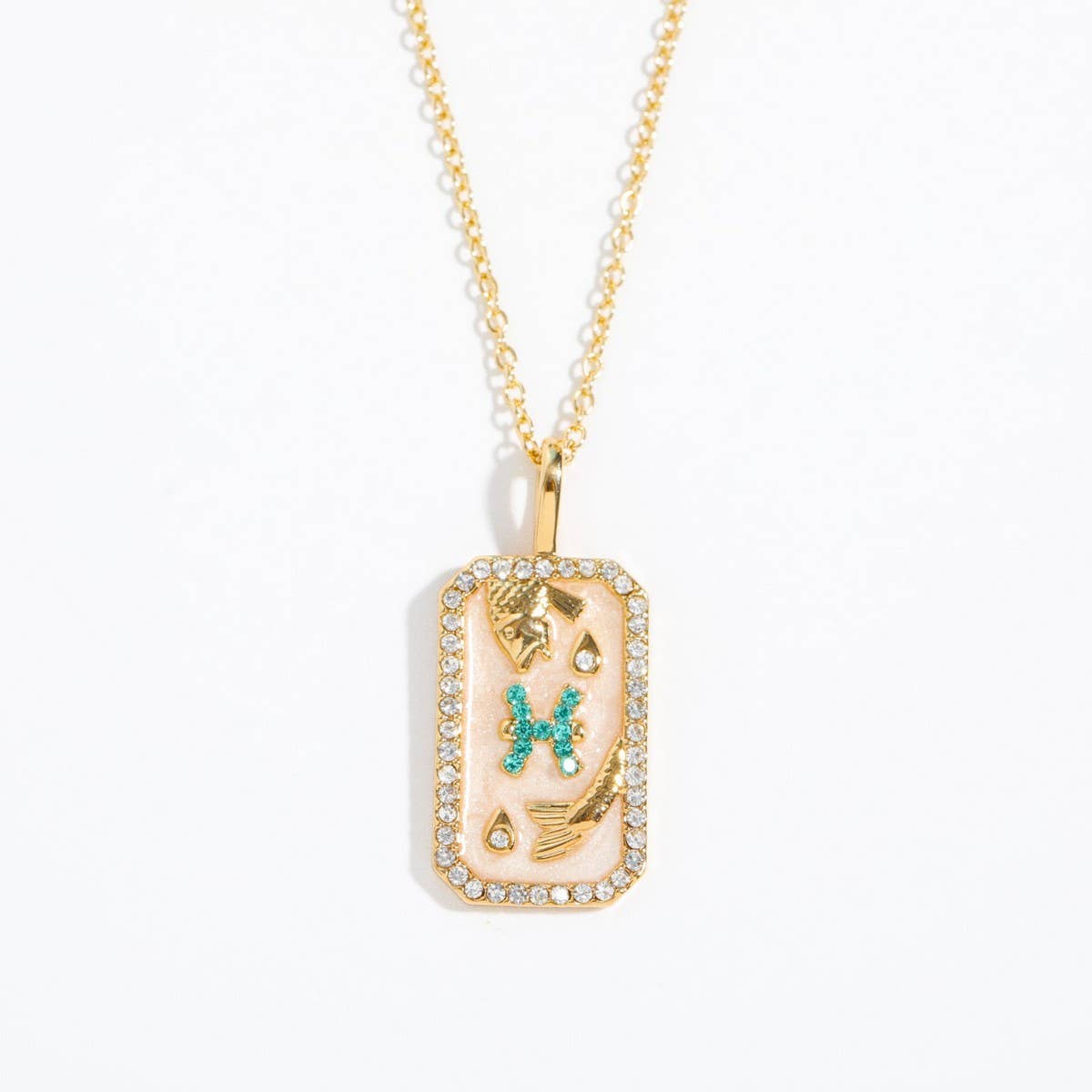 NEW CREATIVE 12 CONSTELLATIONS ZIRCON NECKLACE_CWMM3837