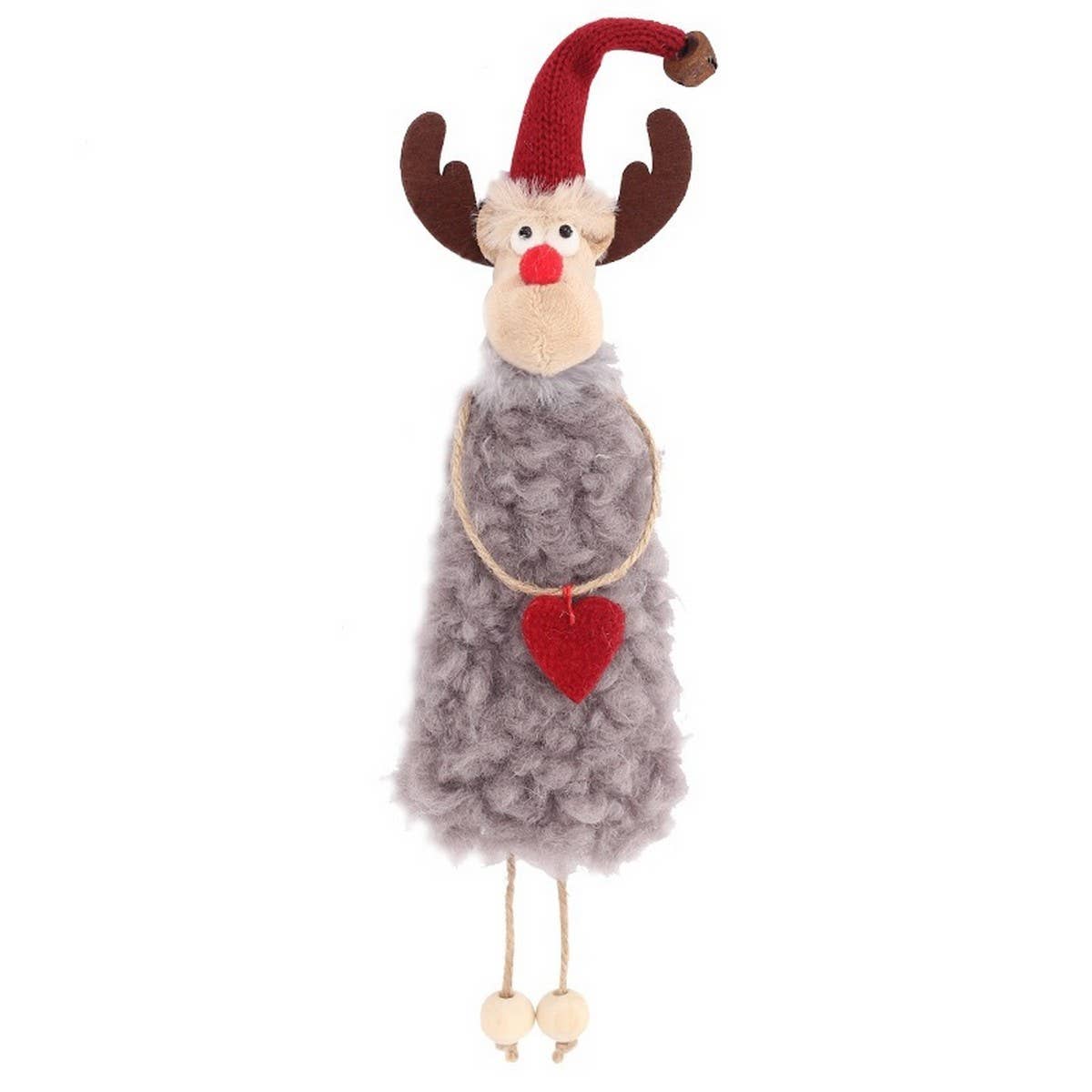 INS STYLE PLUSH REINDEER CHRISTMAS ORNAMENT_CWAJE05405
