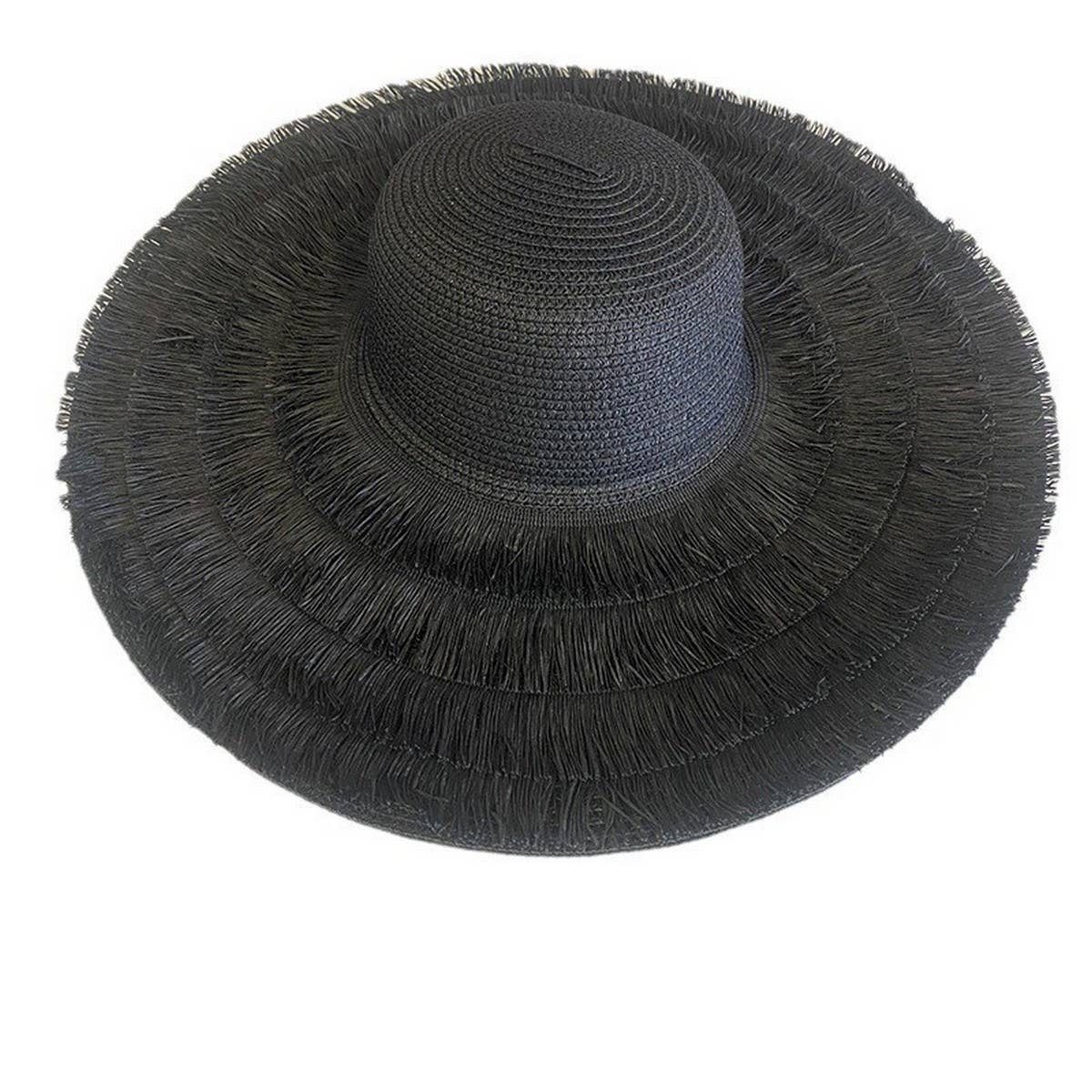 Womens Large Brim Casual Beach Straw Hat_Cwah3428
