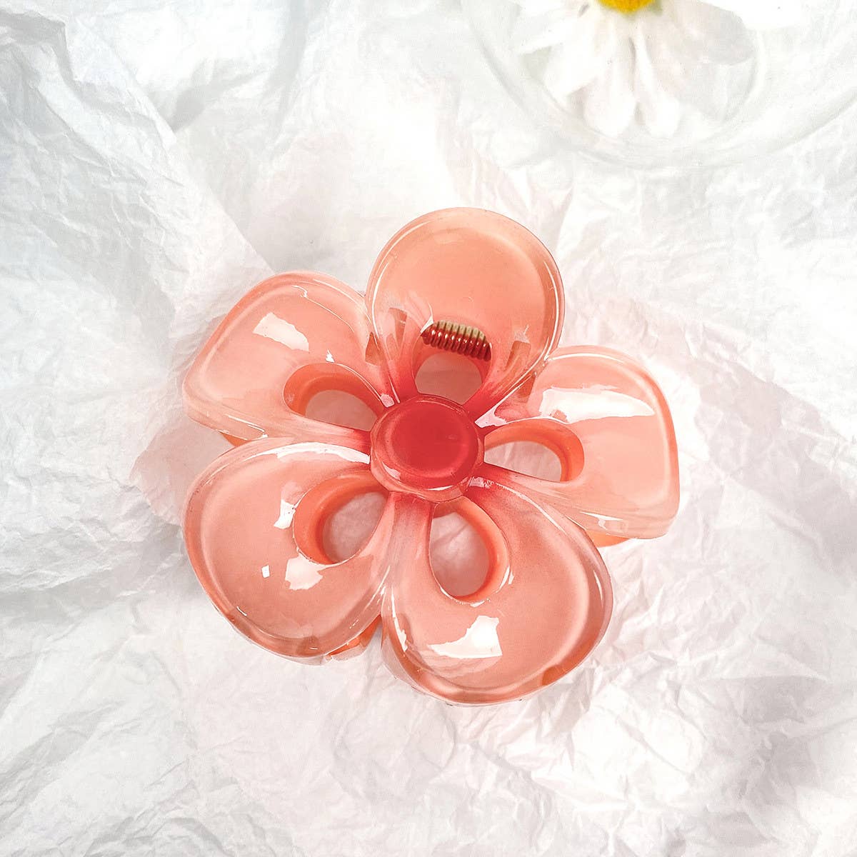 COLORFUL PLUMERIA HAIR CLAW SWEET FLORAL CLIP_CWAHA1010
