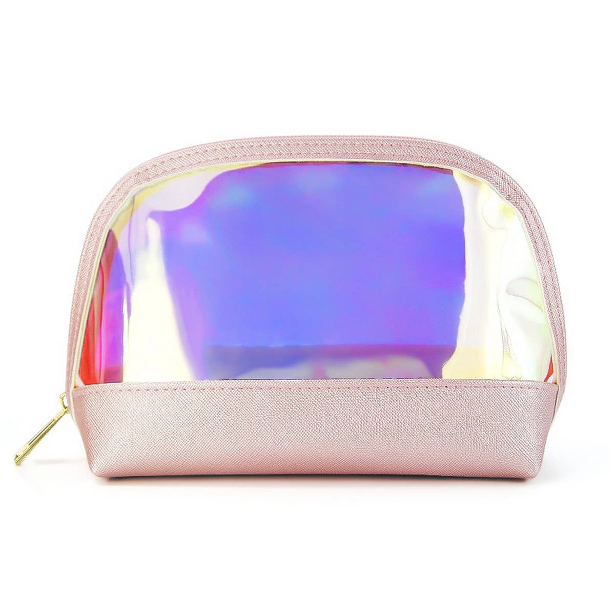 SPLICING LASER PORTABLE TRANSPARENT COSMETIC BAG_CWAB1085