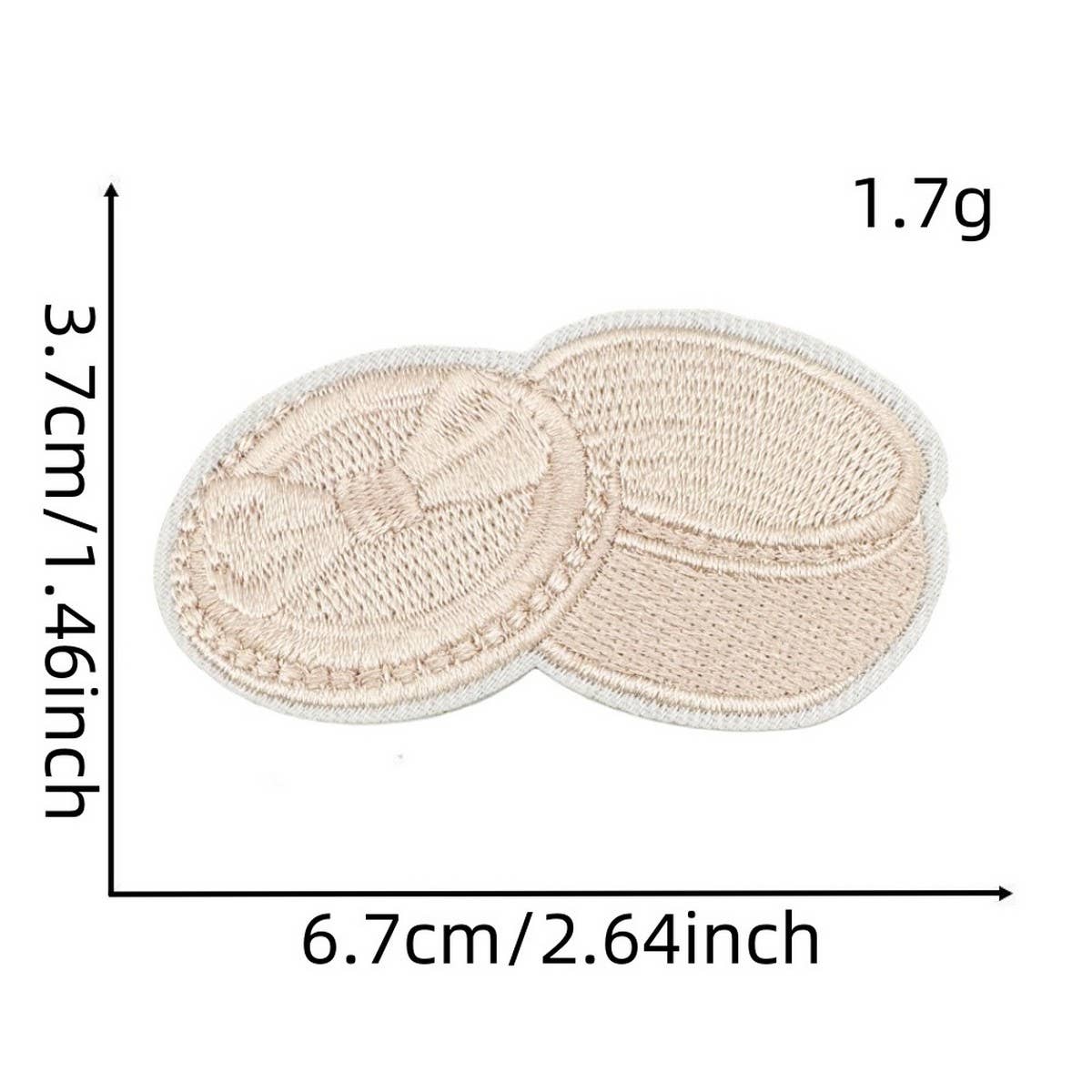 CUTE SOLID COLOR CARTOON BOW EMBROIDERED PATCH_CWMM4027