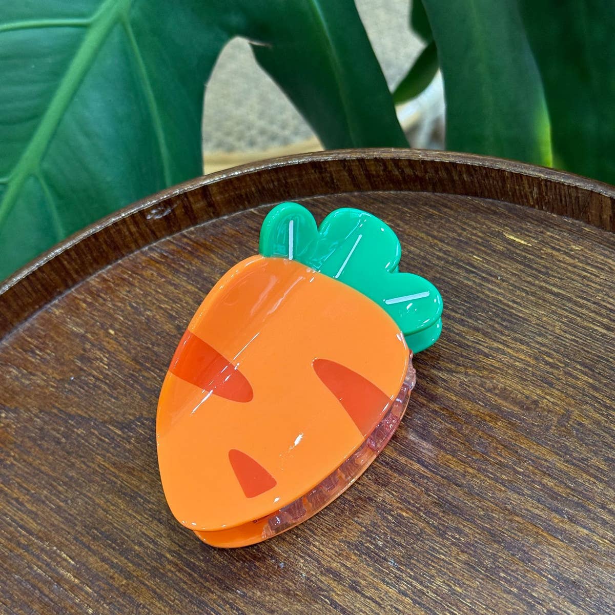 Cwaha4514_Simple Contrast Color Fruit Clip Hair Clip