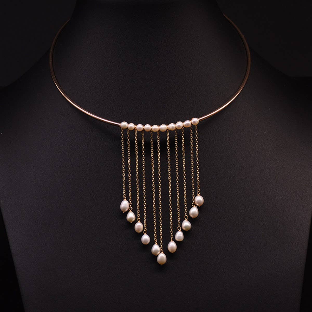 Vintage Niche Natural Freshwater Pearl Necklace