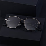 SQUARE FRAME IMITATION WOOD GRAIN TEMPLESUNGLASSES_CWASG0563