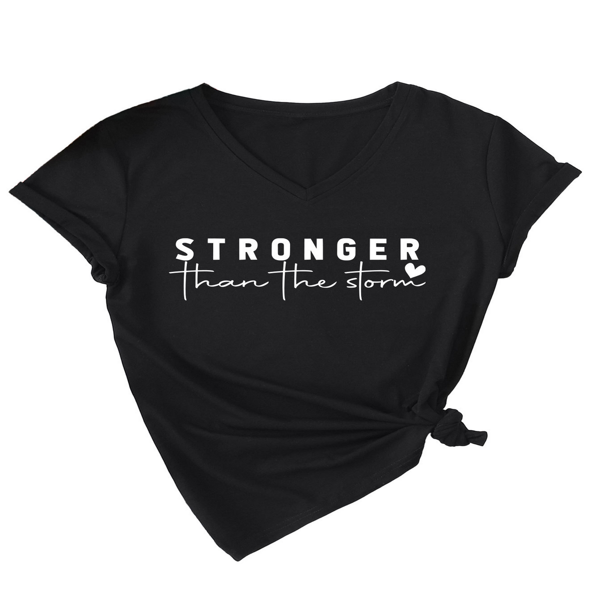 BASIC V NECK TEE FOR WOMEN SOFT AND STYLISH_CWTTS1470