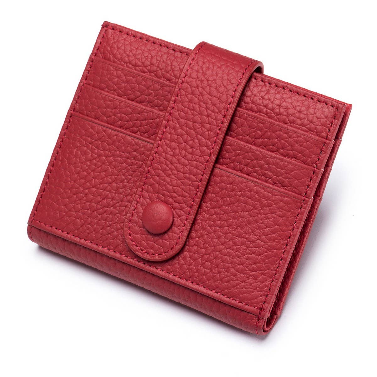 SHORT SMALL WALLET GENUINE LEATHER CARD HOLDER_CWAB3832