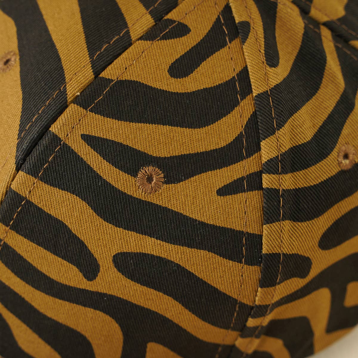 Zebra Print Baseball Hat Summer Sun Hat Cwah1401