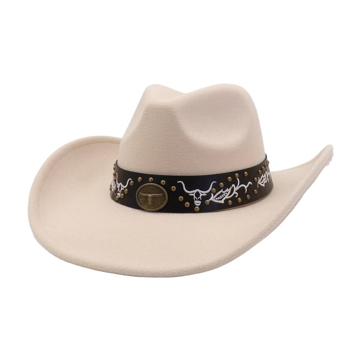 Unisex Cowboy Fedora Hat Western Style_Cwah04450