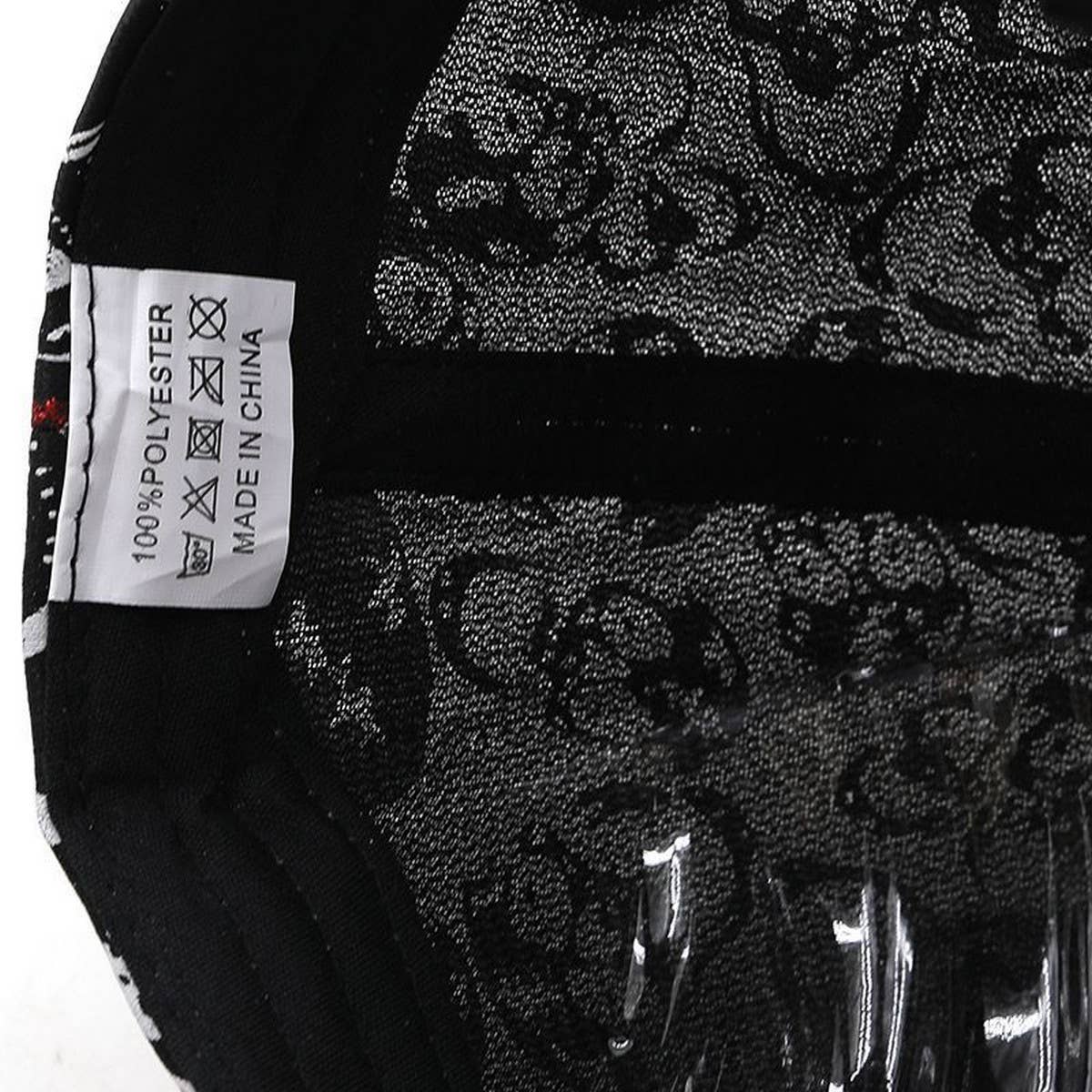 SKULL PRINT BASEBALL CAP SUN HAT UNISEX_CWAH0994