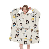 PULLOVER HOODIE BLANKET FOR OUTDOOR TV LOUNGING_CWAHA6526