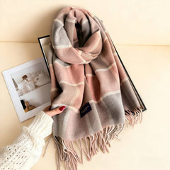 Vintage Soft Cashmere Feel Tassel Winter Scarf_Cwasc03236