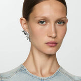 STAINLESS STEEL SWEET GOTHIC 3D BUTTERFLY EARRINGS_CWASC1688