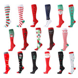 Women'S Christmas Sports Compression Socks_Cwms1873
