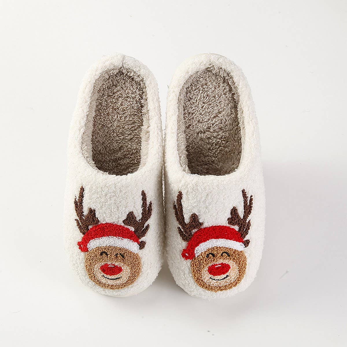 NEW CHRISTMAS ELK WARM WINTER COTTON SLIPPERS_CWSHS0754