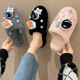 CARTOON SPACE ASTRONAUT HOME COTTON SLIPPERS_CWSHS0381