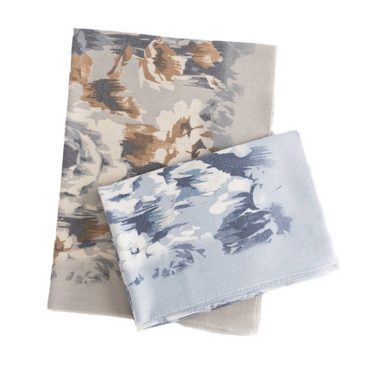 BOHO ROSE PRINT SCARF VINTAGE SOFT WRAP_CWASC0438