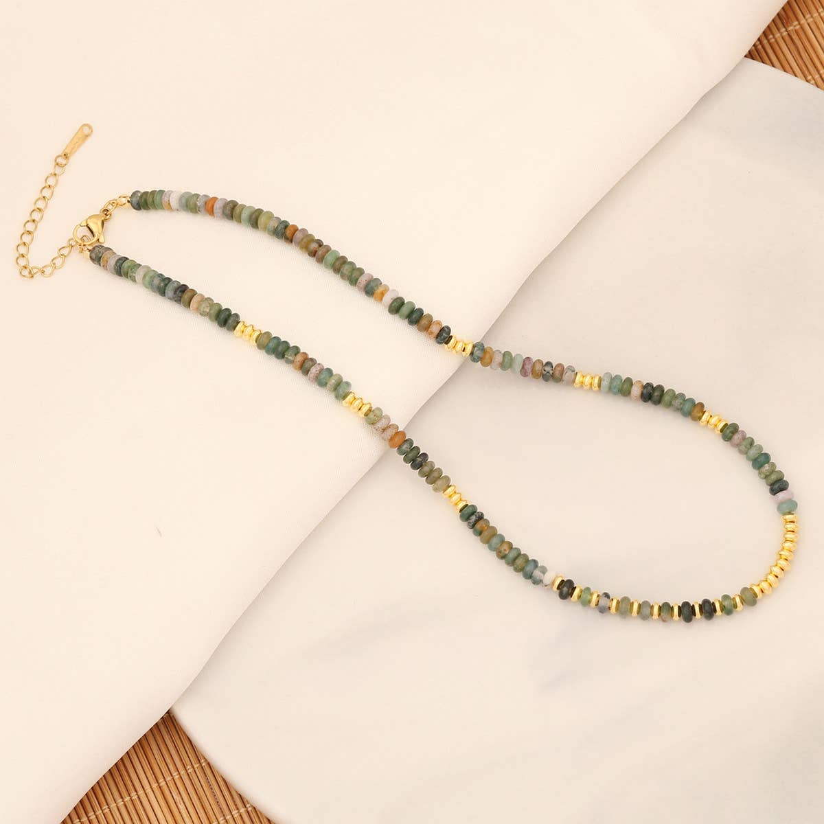 FASHION HANDMADE 18K NATURAL GEMSTONE NECKLACE_CWAJE0631