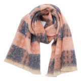 CIRCLE YARN JACQUARD SCARF UNISEX WINTER WRAP_CWASC0879