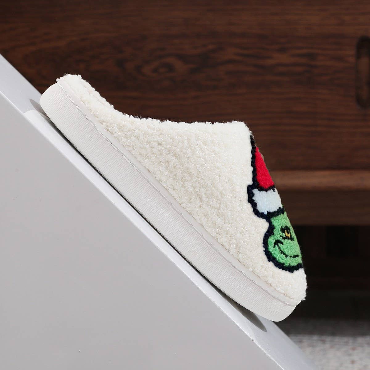 CHRISTMAS GRINCH HOME COTTON SLIPPERS_CWMM3058