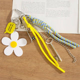 MINI SKATEBOARD KEYCHAIN WITH DAISY LETTER CHARM_CWMM7551
