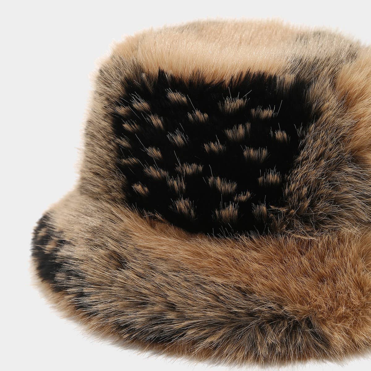 Women¡¯S Fuzzy Plush Bucket Hat Winter Warm_Cwah04785