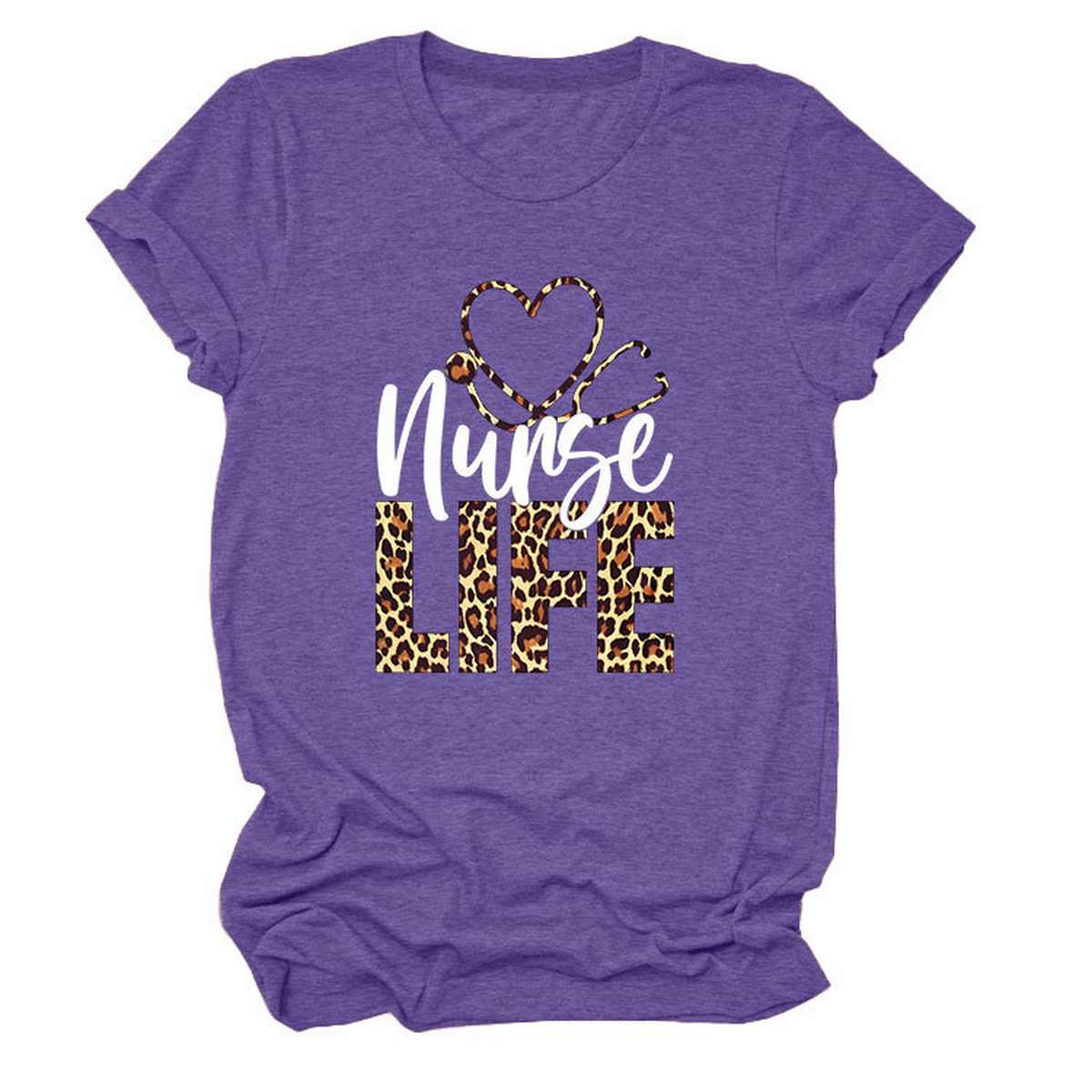 FUNNY NURSE LIFE TEE SOFT CREWNECK T SHIRT_CWTTSL0505