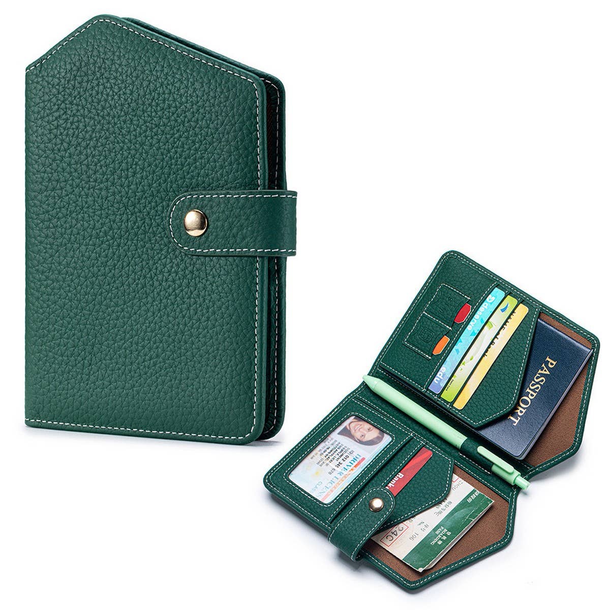 Womens Passport Organizer Secure Stylish_Cuab00395